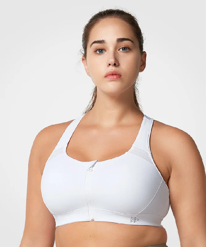 Savings Galore Enfold Zip Front Padded Running Bra | Women's High Support Sports Bra (Plus Size) Savings Galore Enfold Zip Front Padded Running Bra | Women's High Support Sports Bra (Plus Size)