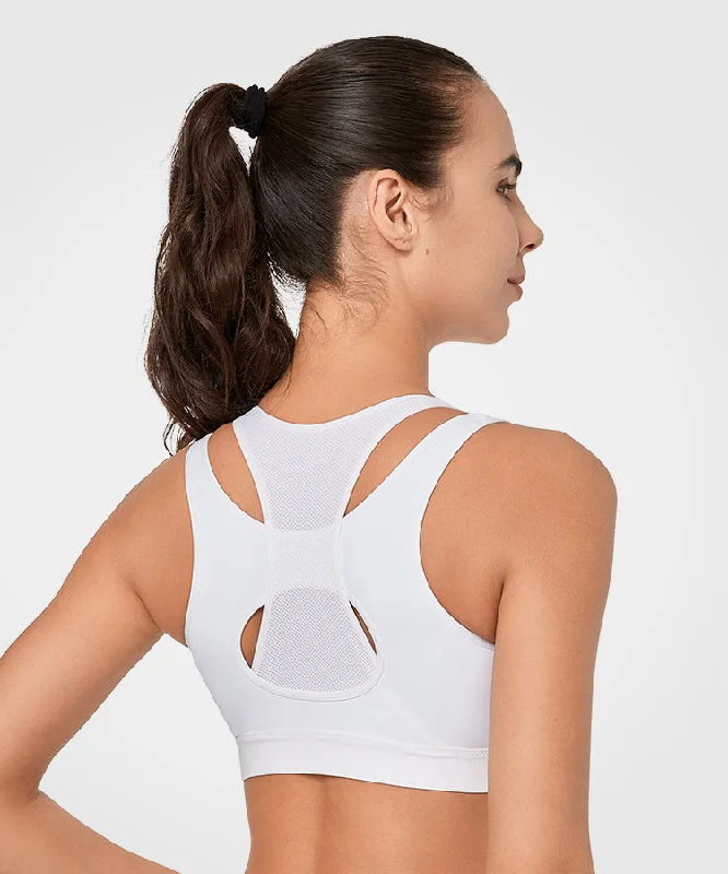 Weekend Deals to Make You Smile Enfold Zip Mesh Racerback Padded Running Bra | Women's High Support Sports Bra Weekend Deals to Make You Smile Enfold Zip Mesh Racerback Padded Running Bra | Women's High Support Sports Bra