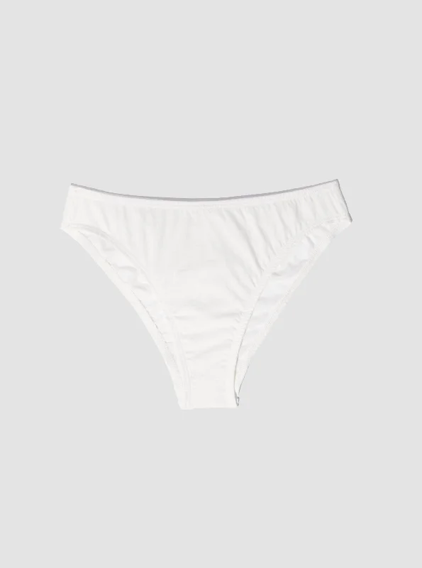Limited Offer 100% Organic Cotton French Cut - Chalk