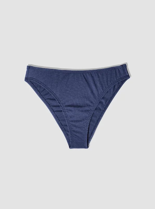 Pay Less 100% Organic Cotton French Cut - Lapis