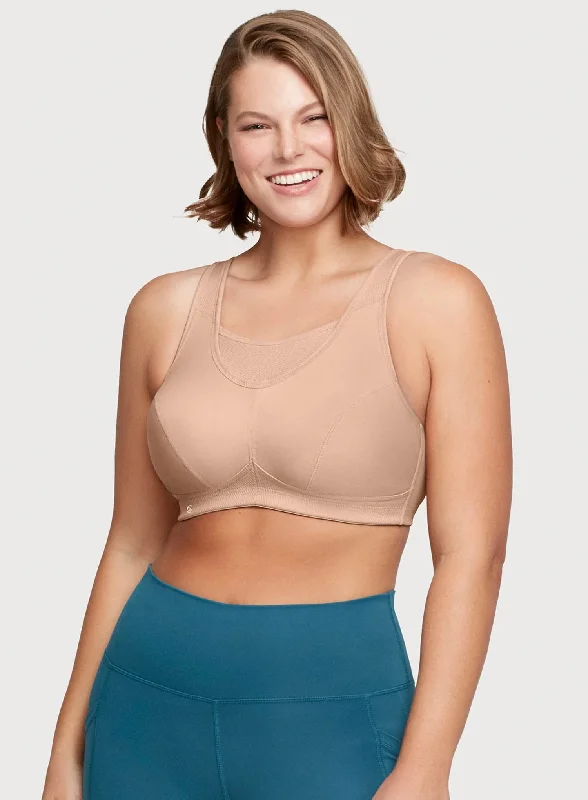 Final Clearance Glamorise: Glamorise Sport Cami Bra Cafe