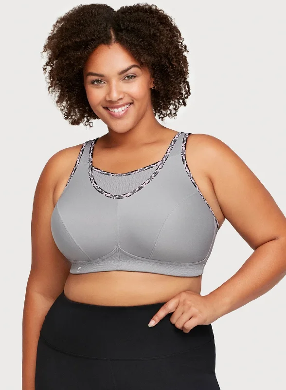 Year-End Clearance Glamorise: Glamorise Sport Cami Bra Soft Grey