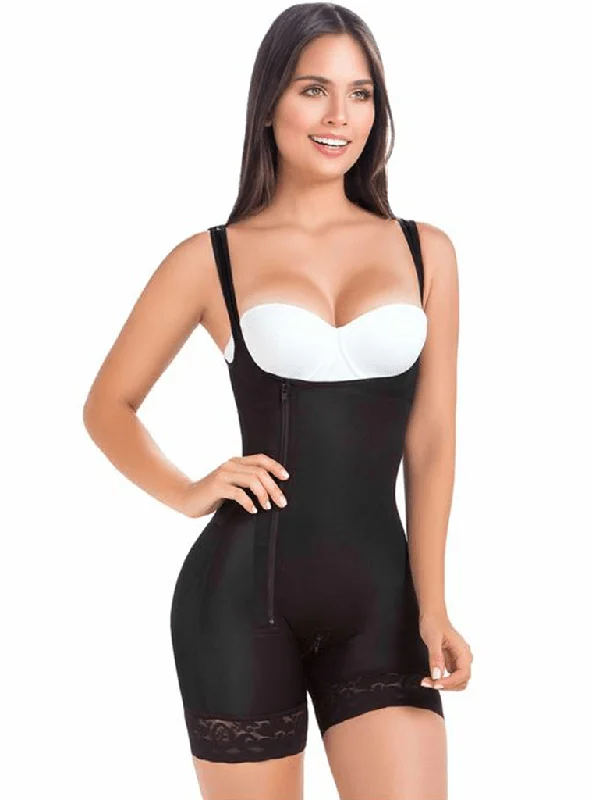 MariaE Fajas Colombianas Post-Op Stage 1 Open Bust Shapewear Bodysuit