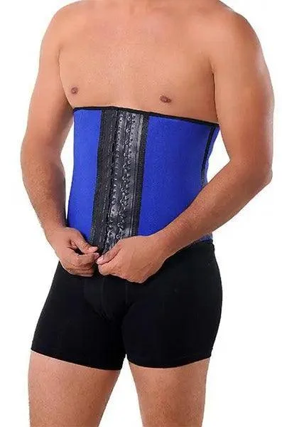 Special Savings Men Blue Latex Work Out Waist Trimmer #2032