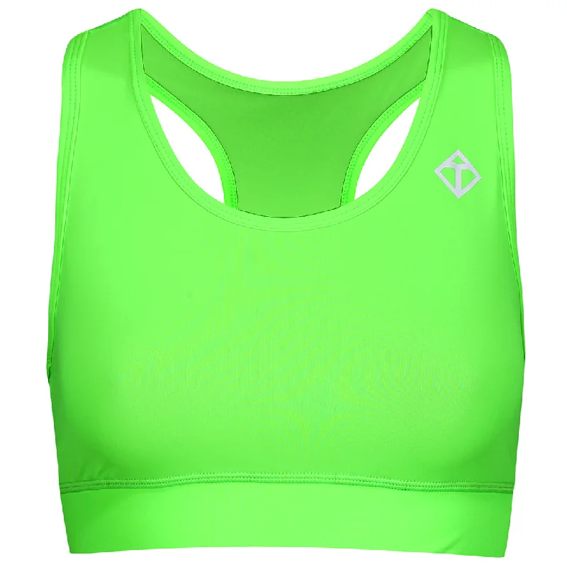 Massive Deals Neon Lime Racer Back Bra