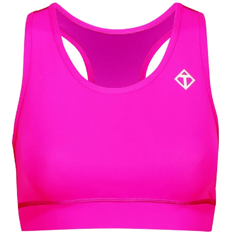 Instant Discount Neon Pink Racer Back Bra
