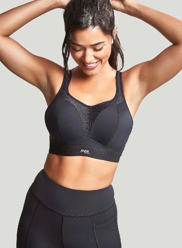 Celebrate the Weekend with Discounts Panache Sport: Boundless Moulded Non Wired Sports Bra With Band Black Celebrate the Weekend with Discounts Panache Sport: Boundless Moulded Non Wired Sports Bra With Band Black