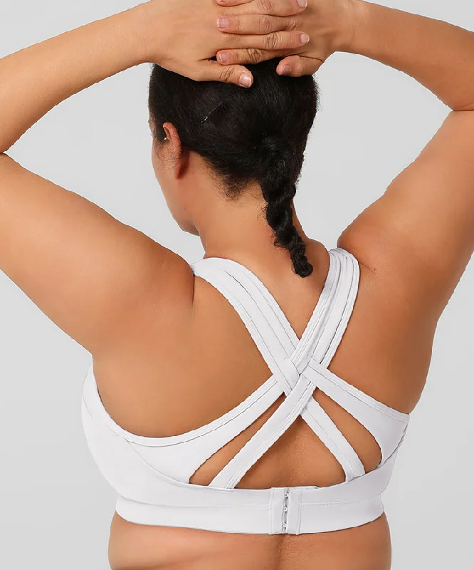 Year-End Sale Power Cross Back Padded Running Bra | Women's High Support Sports Bra (Plus Size) Year-End Sale Power Cross Back Padded Running Bra | Women's High Support Sports Bra (Plus Size)