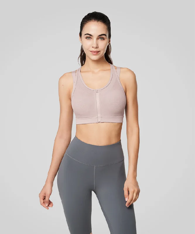 Weekend Specials Just for You Power Zip Front Mesh Padded Running Bra | Women's High Support Sports Bra Weekend Specials Just for You Power Zip Front Mesh Padded Running Bra | Women's High Support Sports Bra