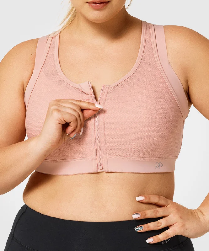 Crazy Deals Power Zip Front Racerback Padded Running Bra | Women's High Support Sports Bra Crazy Deals Power Zip Front Racerback Padded Running Bra | Women's High Support Sports Bra