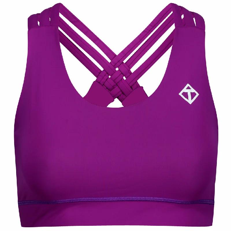 Early Access Purple Cross Back Bra