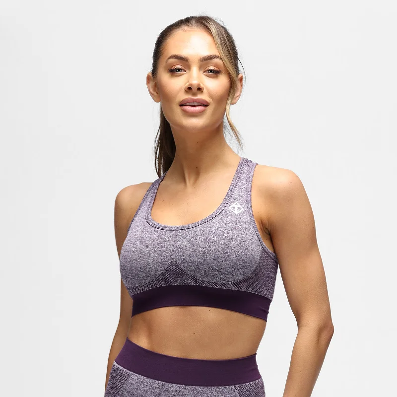 Weekend Bargains to Sizzle Purple Seamless Bra