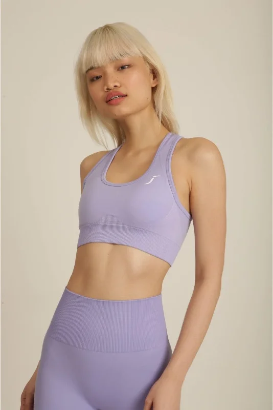 Hurry In Seamless Sports Bra - Lilac