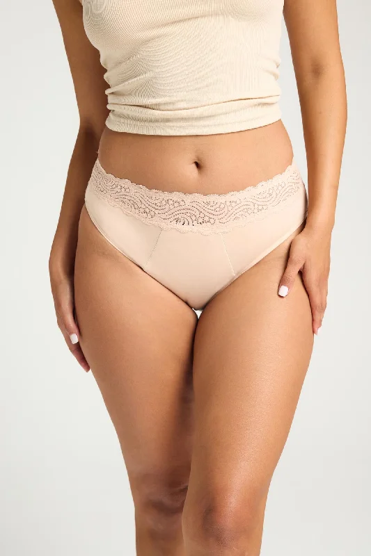 Unmissable Offer Sensual Hi Waist Bikini Maxi Beige