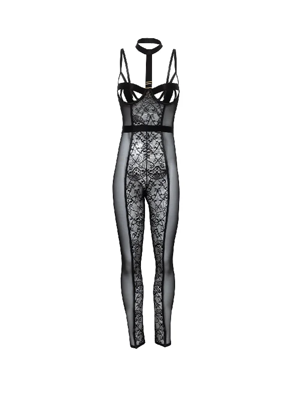 Sia Cage Lace Catsuit