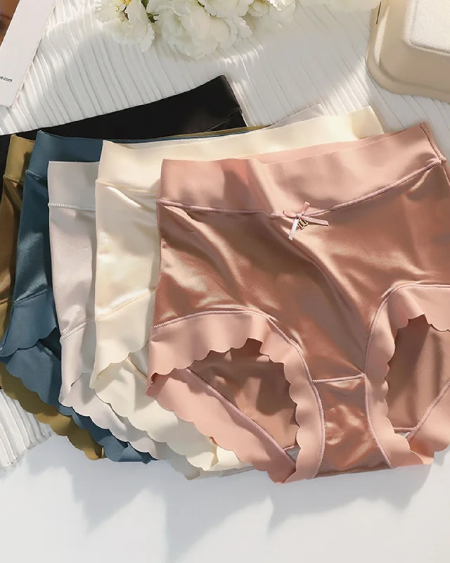 Stock Up and Save Silkworm Silk High-Waisted Hip Lift Sexy Panties