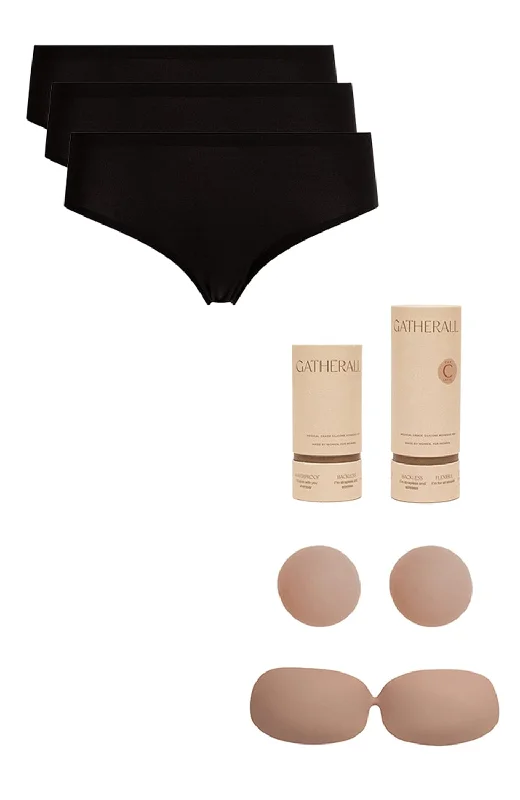 Buy Now Softstretch Seamless Brief 3 Pack and Gatherall Gift Set