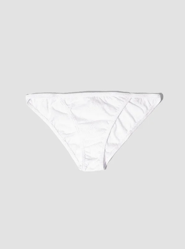 Lowest Prices 100% Organic Cotton String Bikini - Chalk