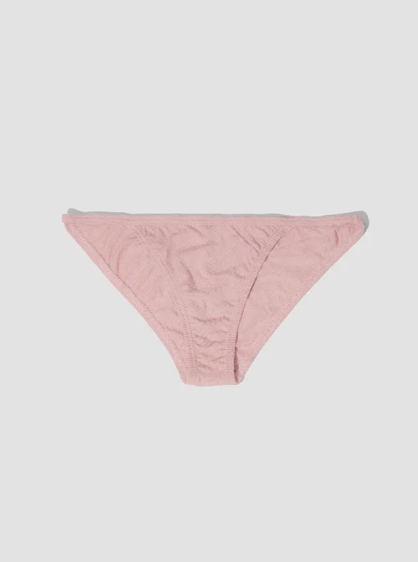 Buy More, Save More 100% Organic Cotton String Bikini - Mauve