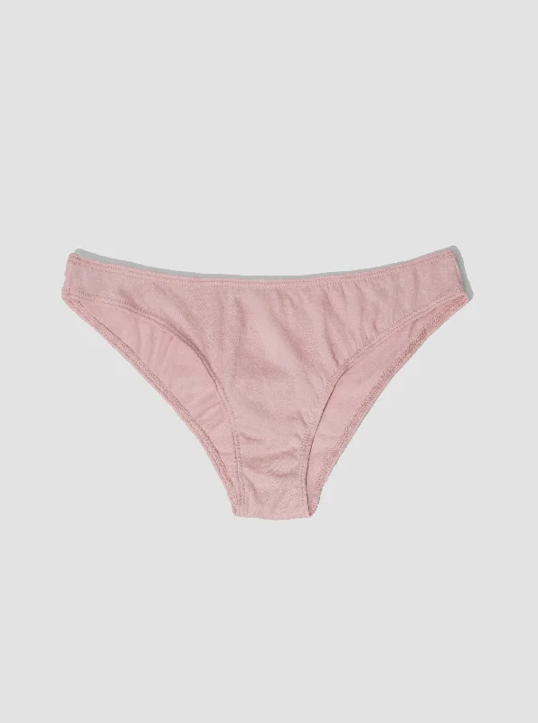 The Best Deal 100% Organic Cotton Tanga - Mauve