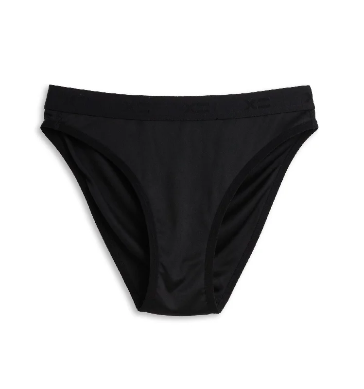 Discount Deals Tucking High Leg Bikini - X= Black