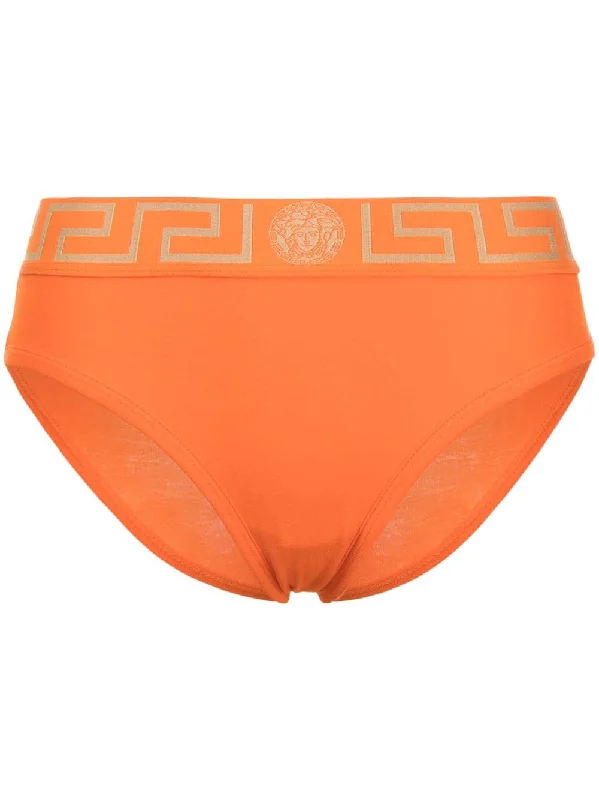 Best Bargains Versace Orange Greek Key Brief