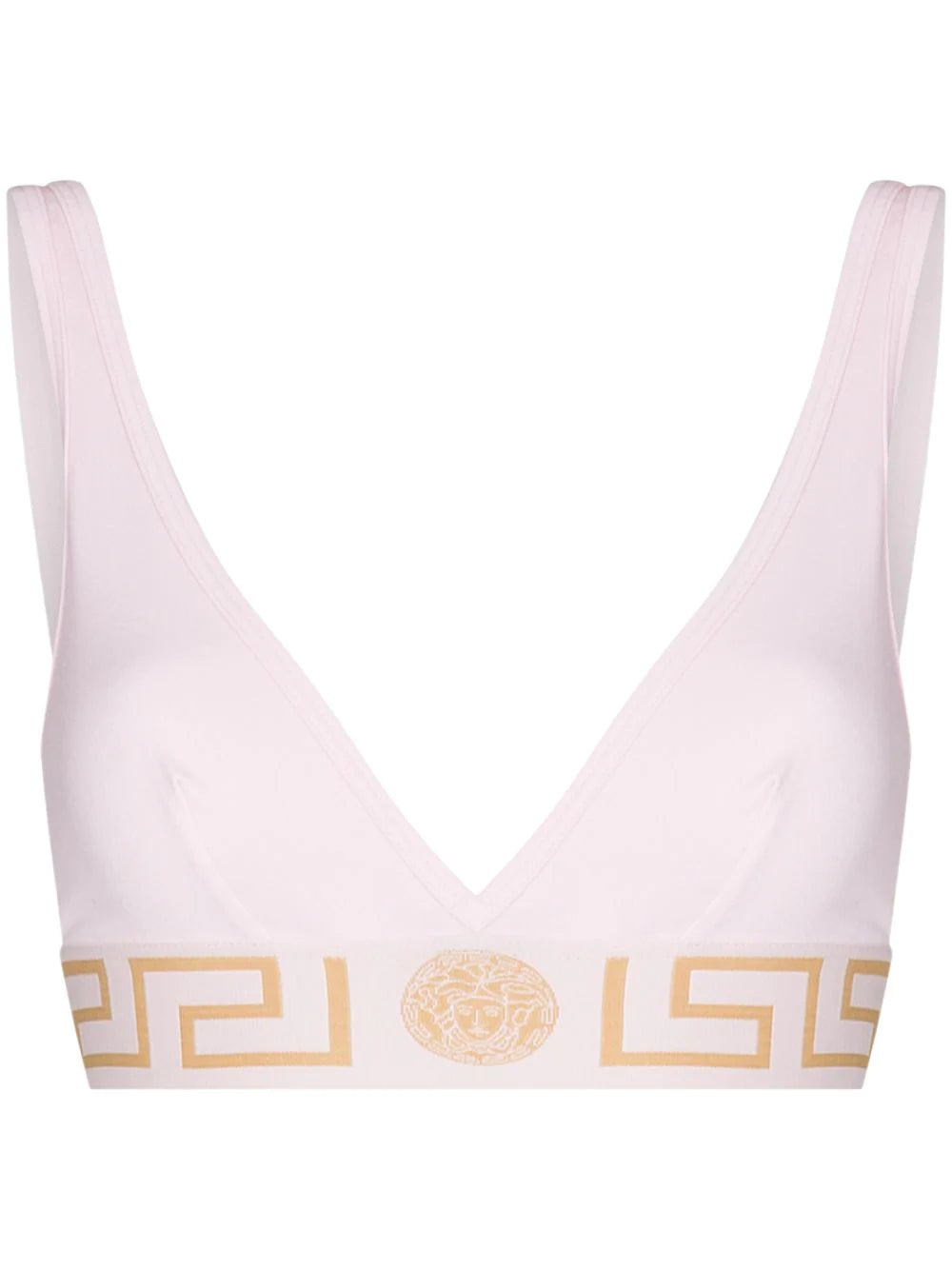 Bargain Blast Versace Pink Greek Key Triangle Bra